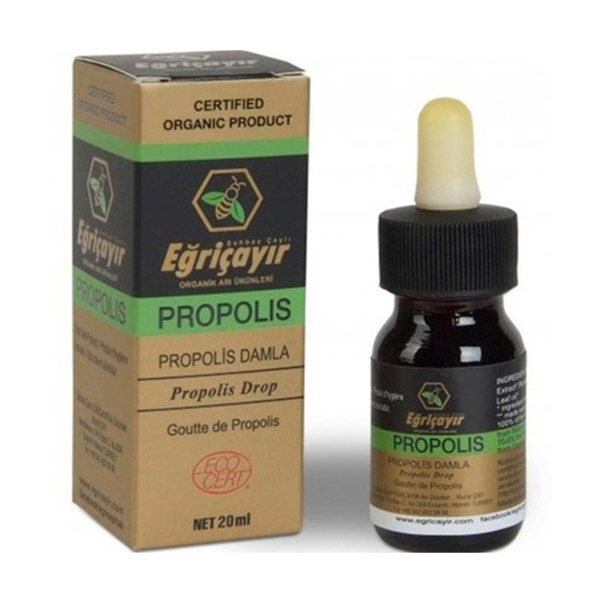 Eğriçayır Organic Propolis Ampoule 20