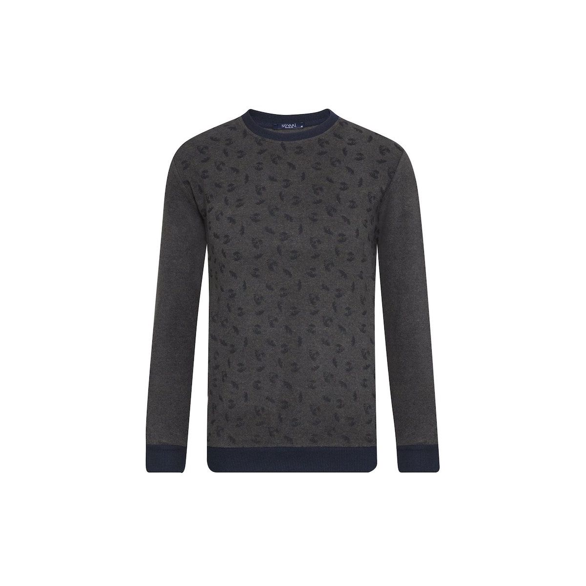 Suvari Selanik Desenli O Yaka Haki Yesili Erkek Triko Kazak Tr2013600038yh1 Suvari Online Shop
