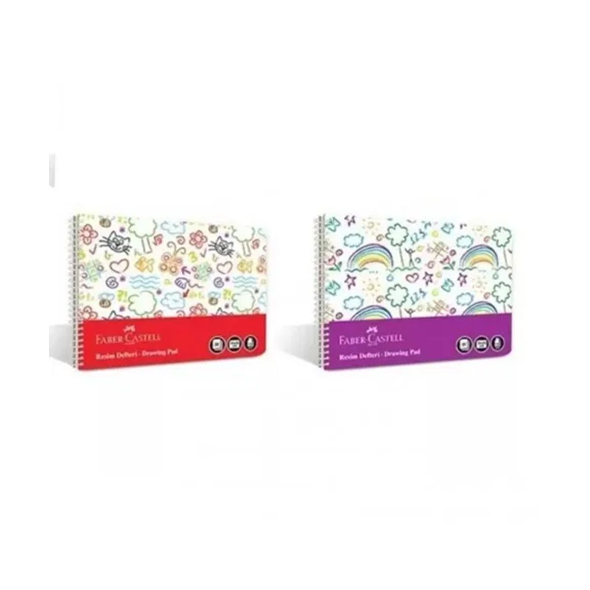 Faber-Castell Picture Book With PP Cover - 35 X 50 Cm, 30 Sheets, 120g Paper, Eco-Friendly PET Spiral - View #6