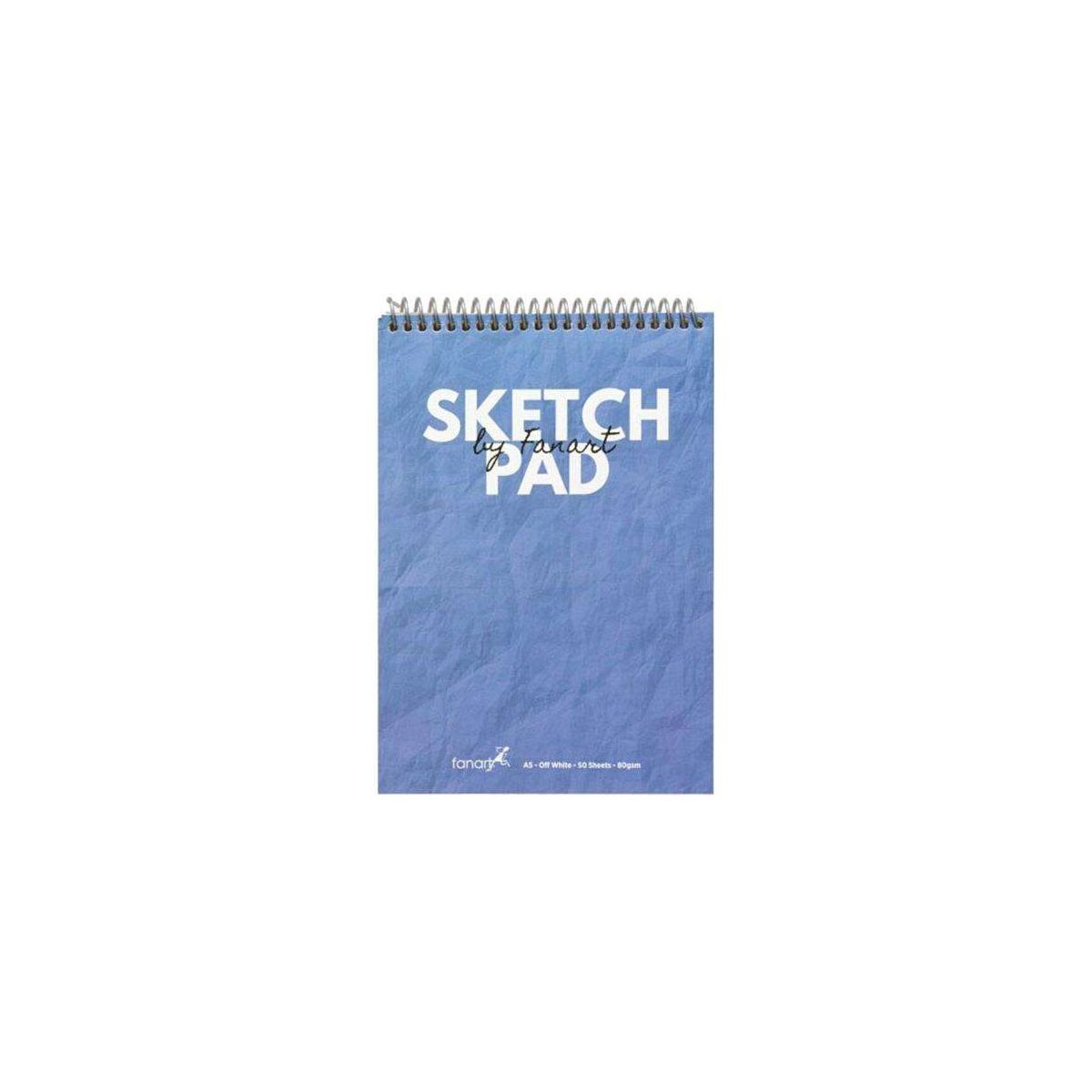 Fanart Academy Sketch Book Hard Cover Sketchbook 80gr A4 96 Sheets