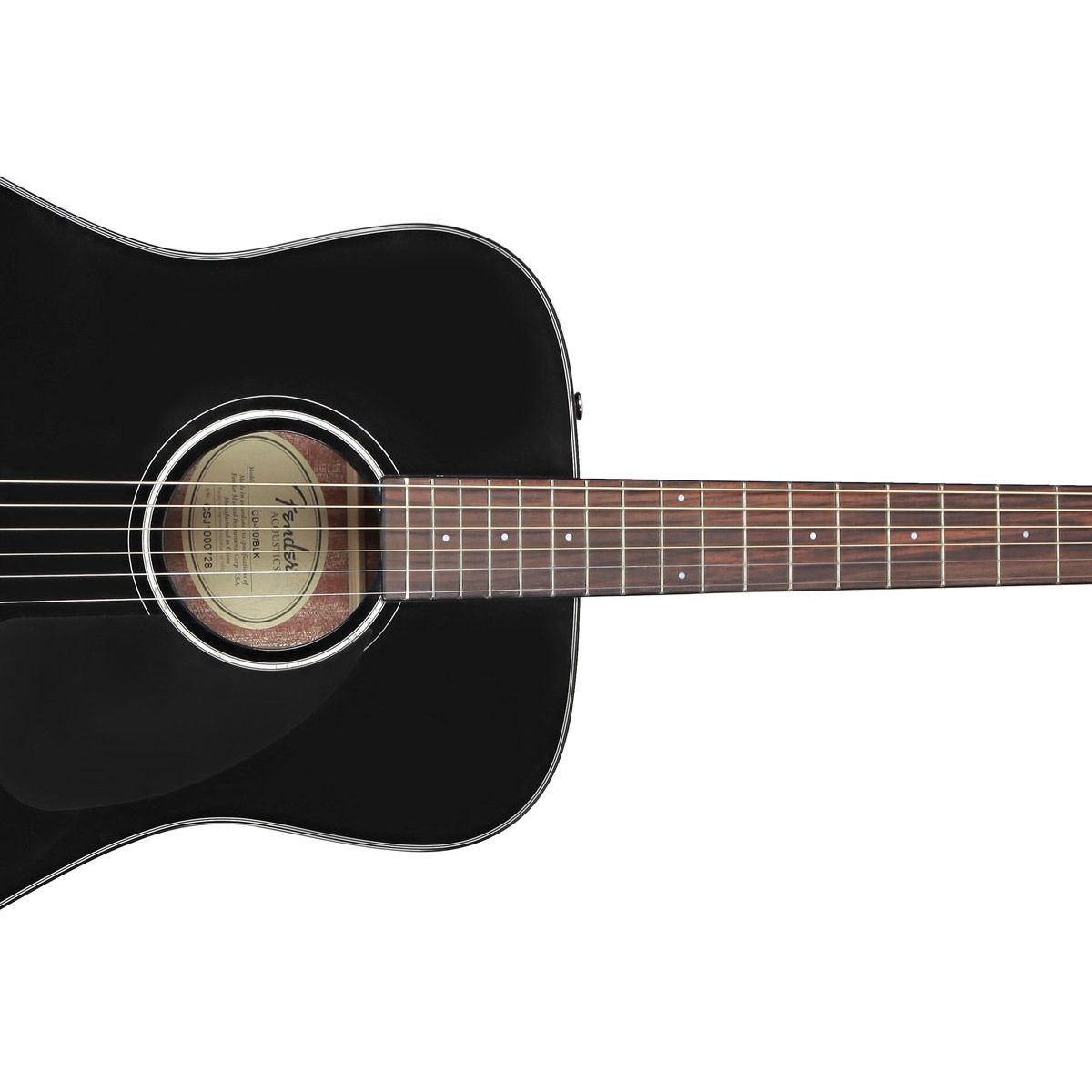 Fender cd 60 deals black