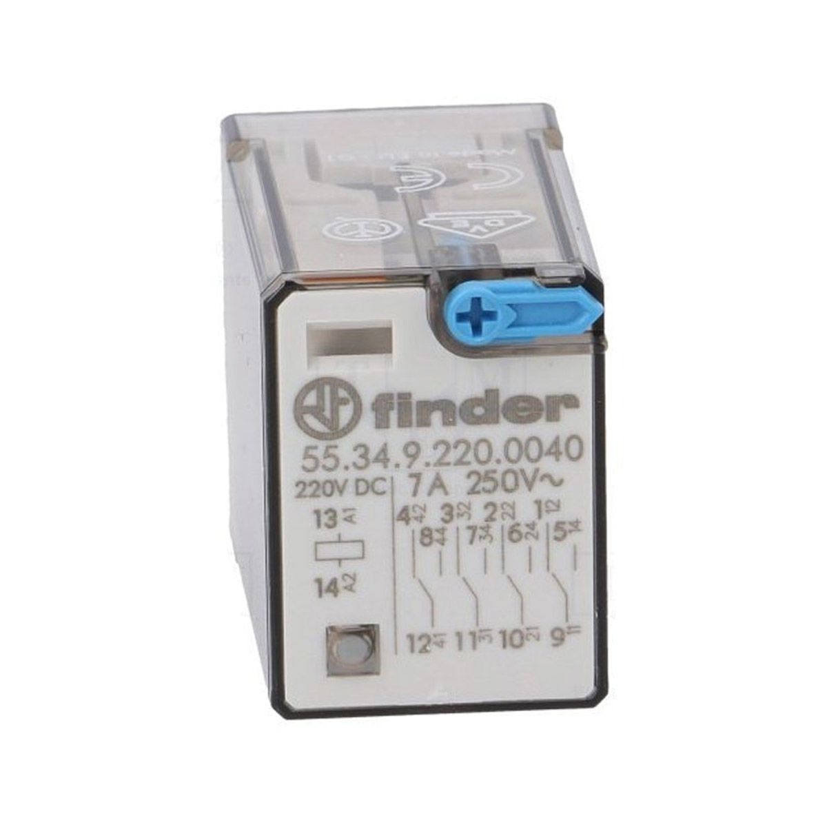 Finder 55.34.9.220.0040 4CO 7A 220V DC Minyatür Genel Amaçlı Röle Fiyatları