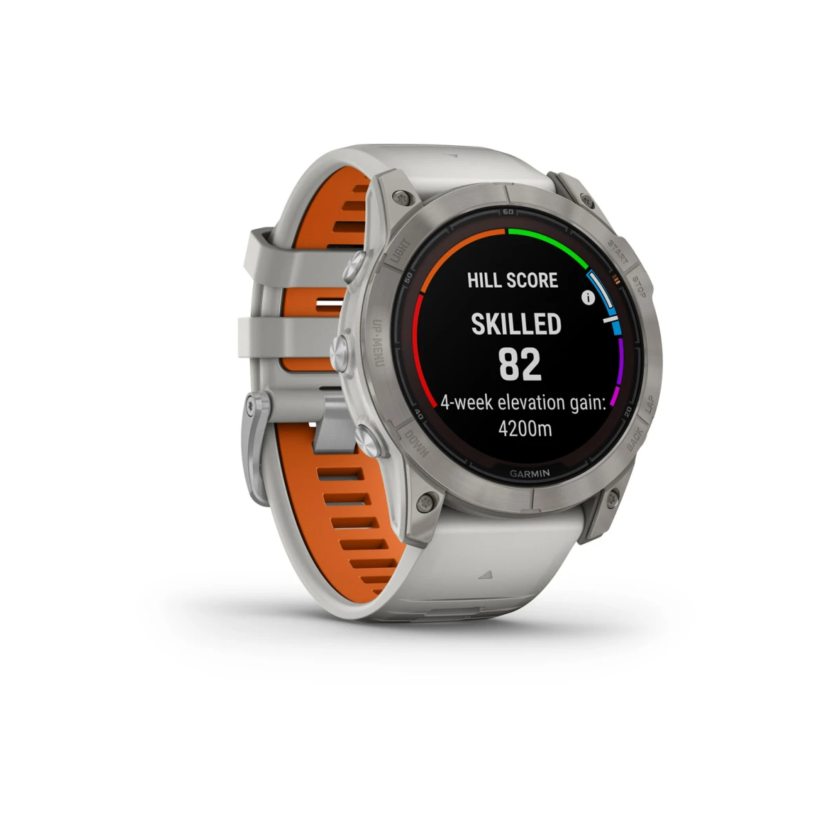 Garmin Fenix 7X Pro Sapphire Solar Edition Titanyum Beyaz Turuncu