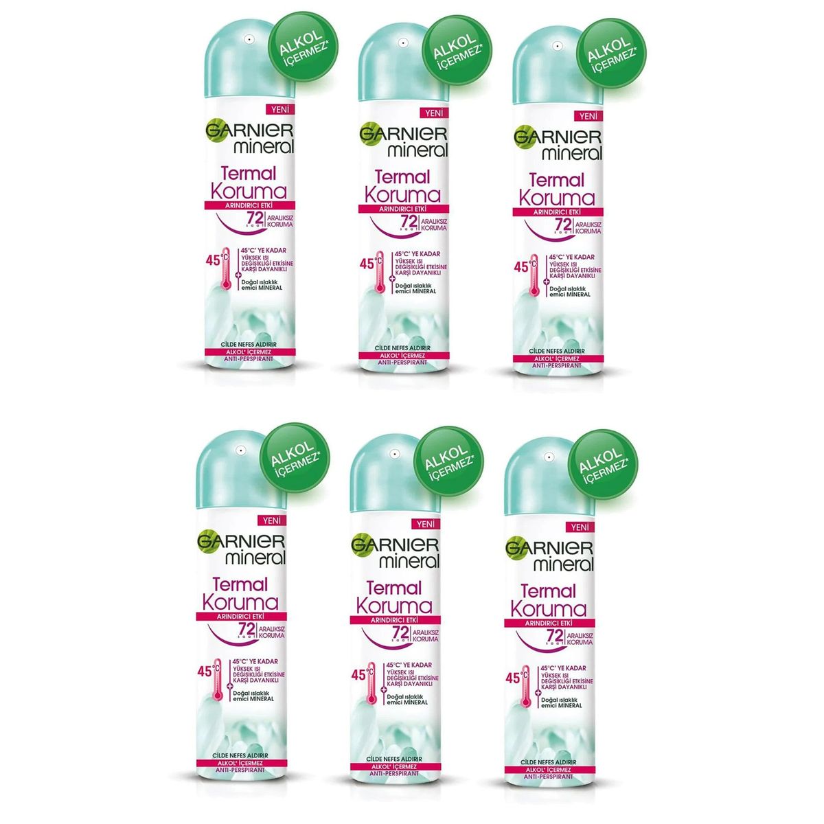 Garnier Termal Koruma 6x150 ml Kadın Sprey Deodorant Fiyatları