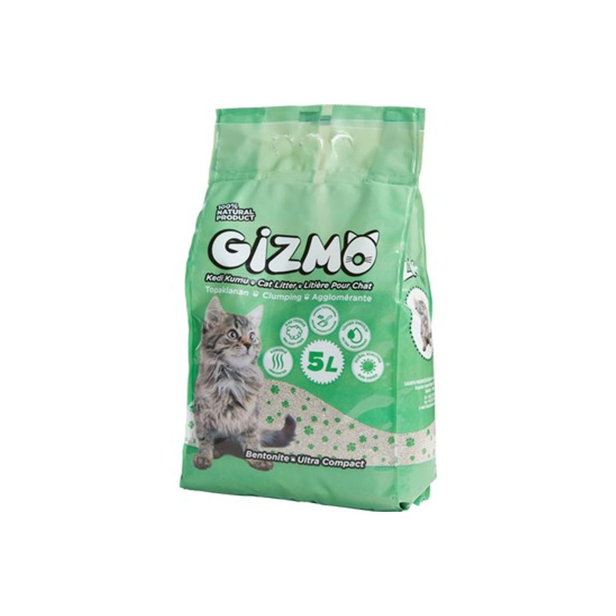 Gizmo 5 lt Topaklanan Compact Kedi Kumu Fiyatları