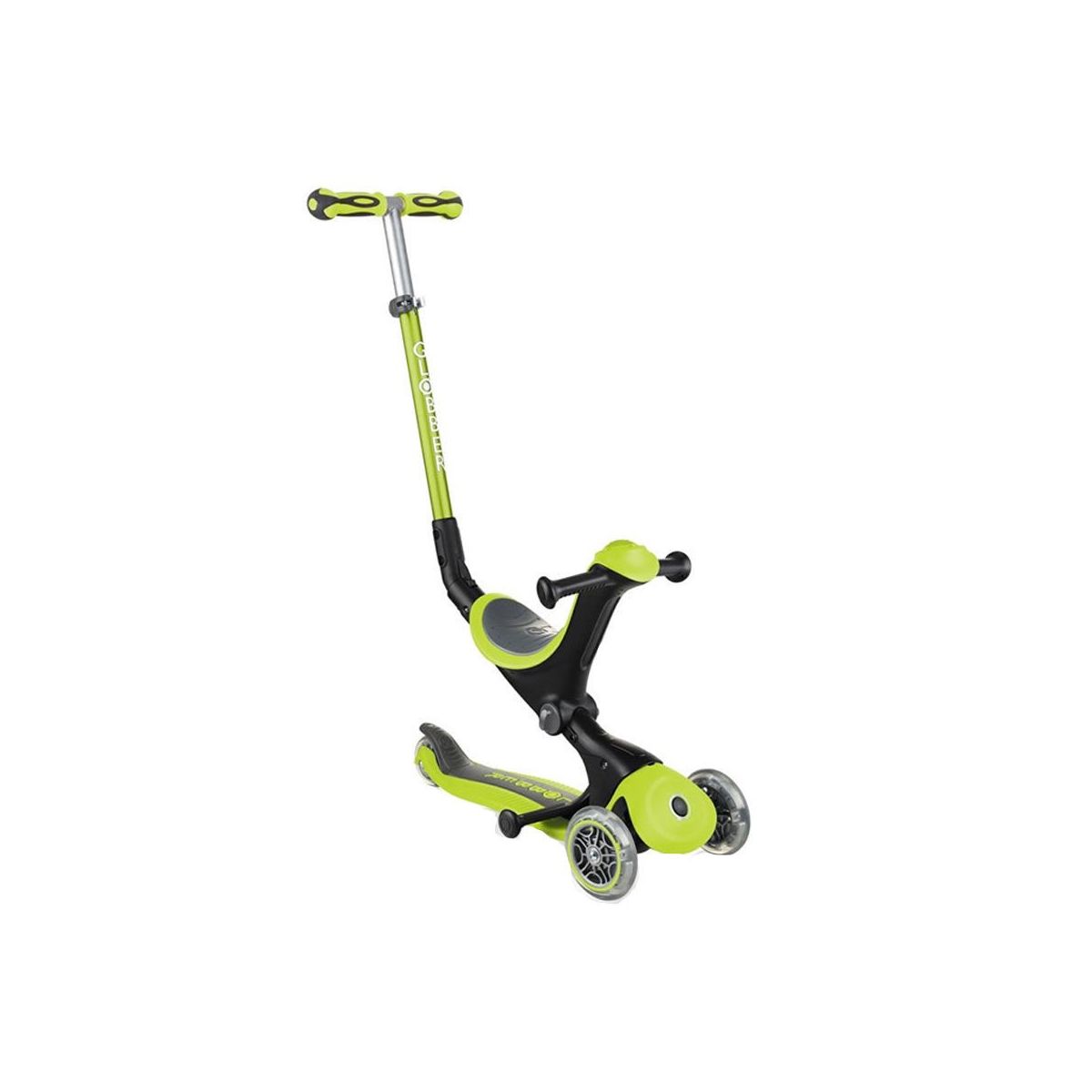 Globber Go Up Deluxe Ecologic 360 Foldable Lights Scooter