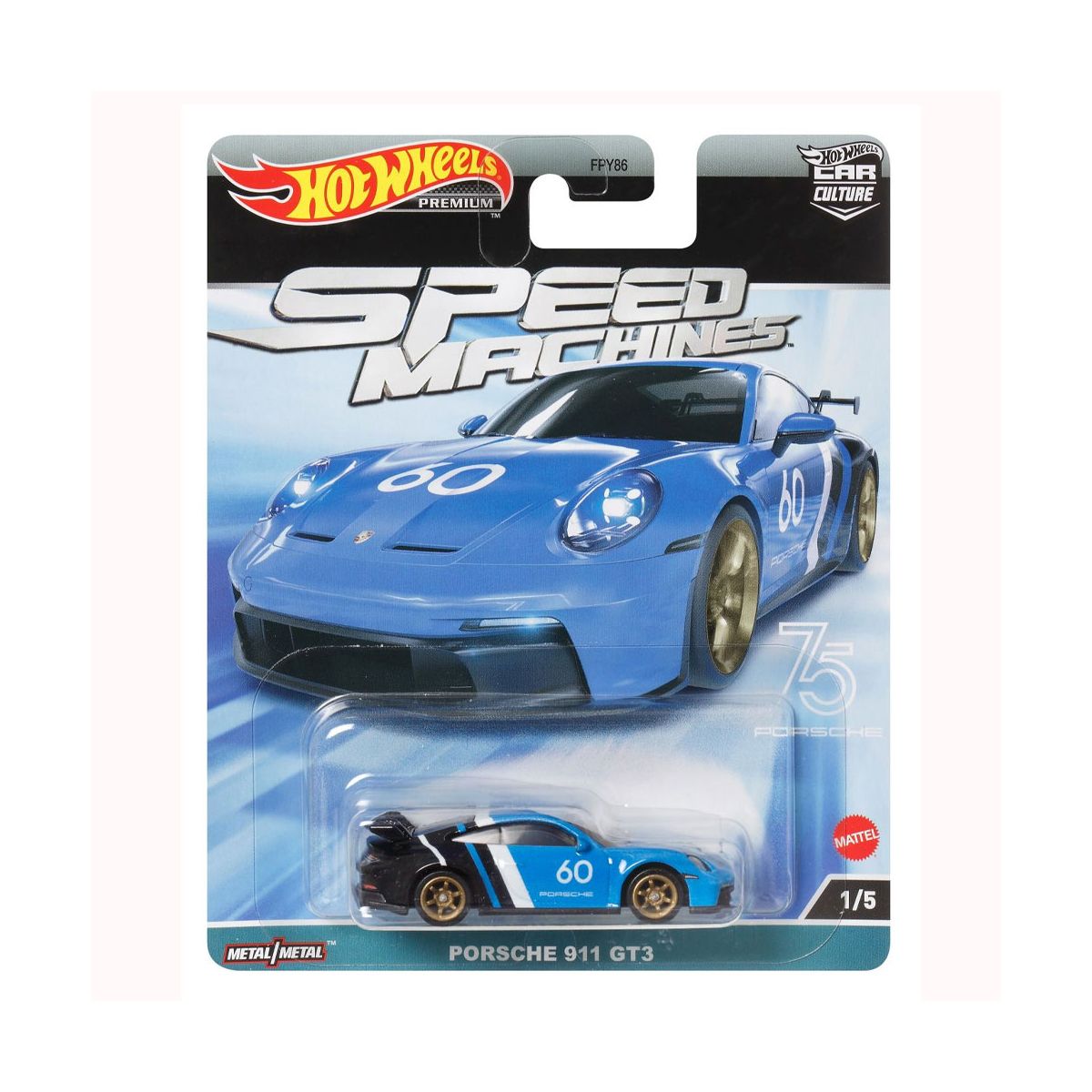 Hot Wheels Car Culture Arabalar Speed Machines Porsche 911 Gt3 Hk