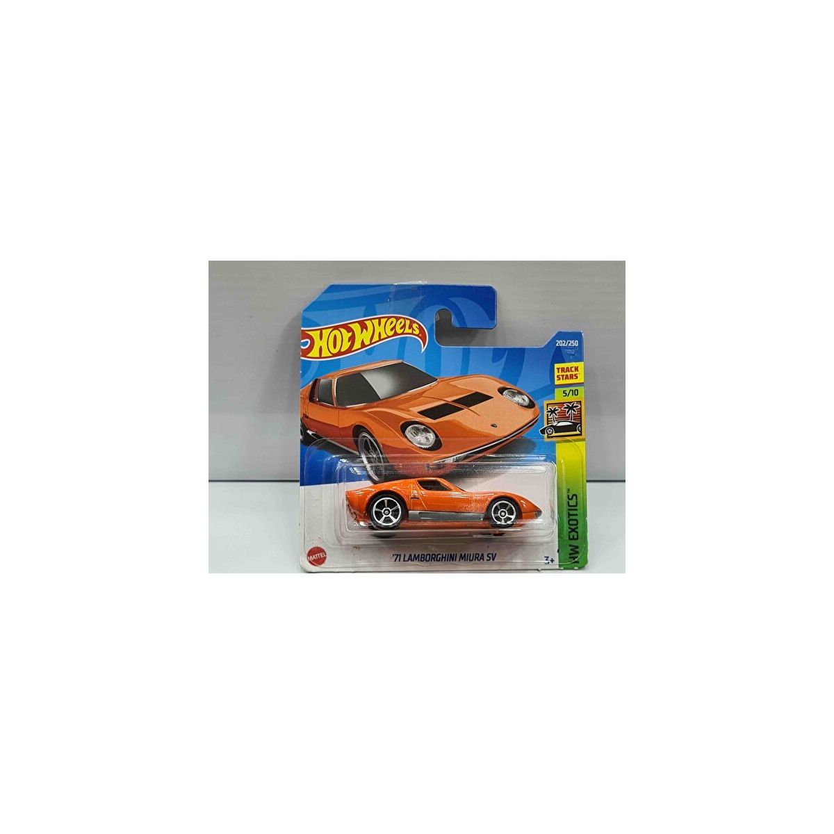 Hot Wheels Lamborghini Miura SV 1971 - HW Exotics 5/10 - Azul Metálico - Mattel 2022