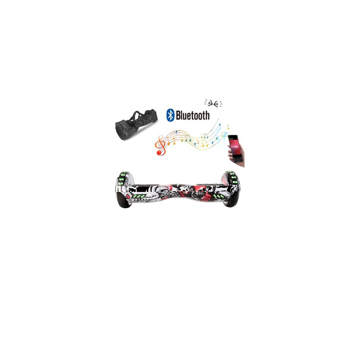 Denver hoverboard met kart deals