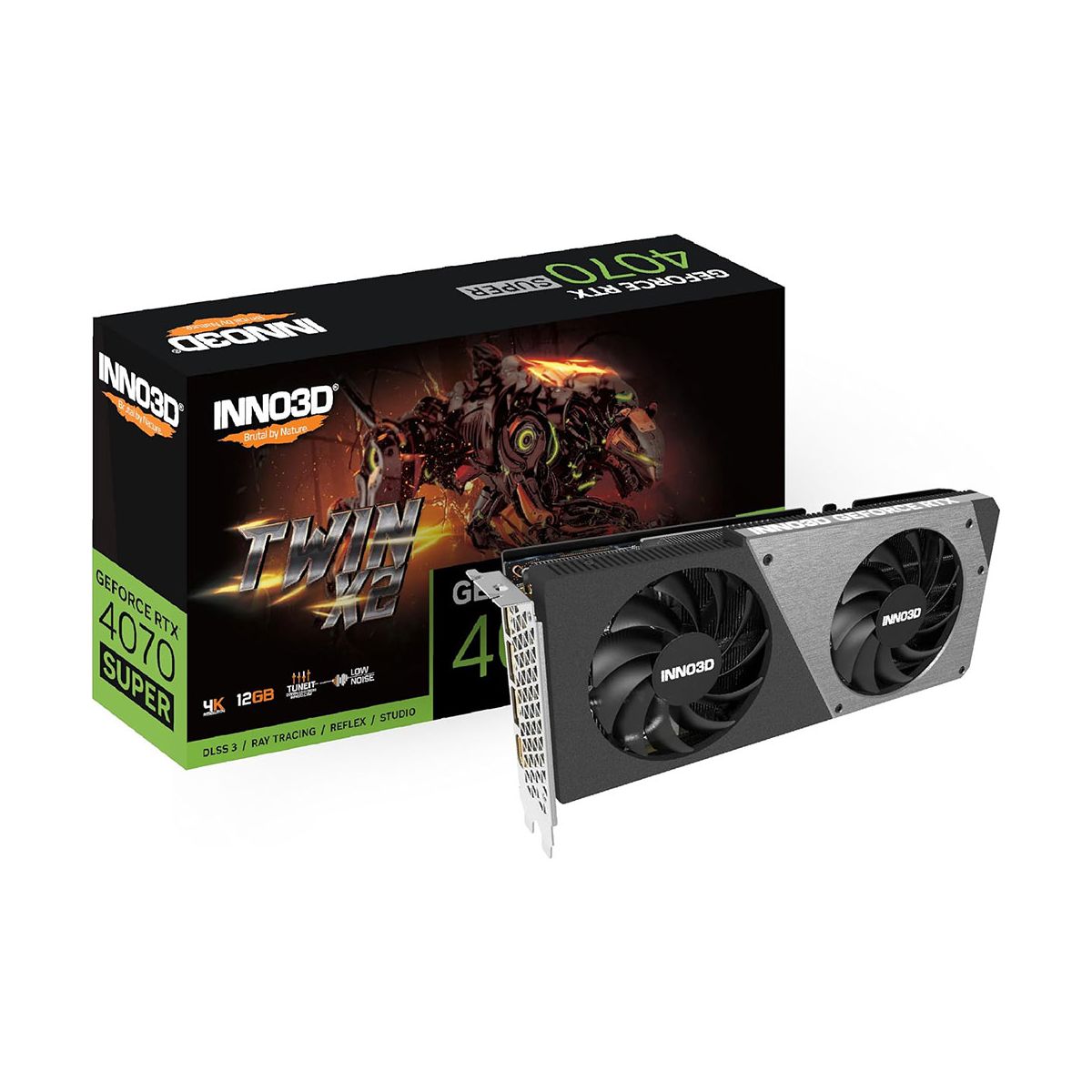Inno3D GeForce RTX 4070 Super Twin X2 12GB GDDR6X Ekran Kartı