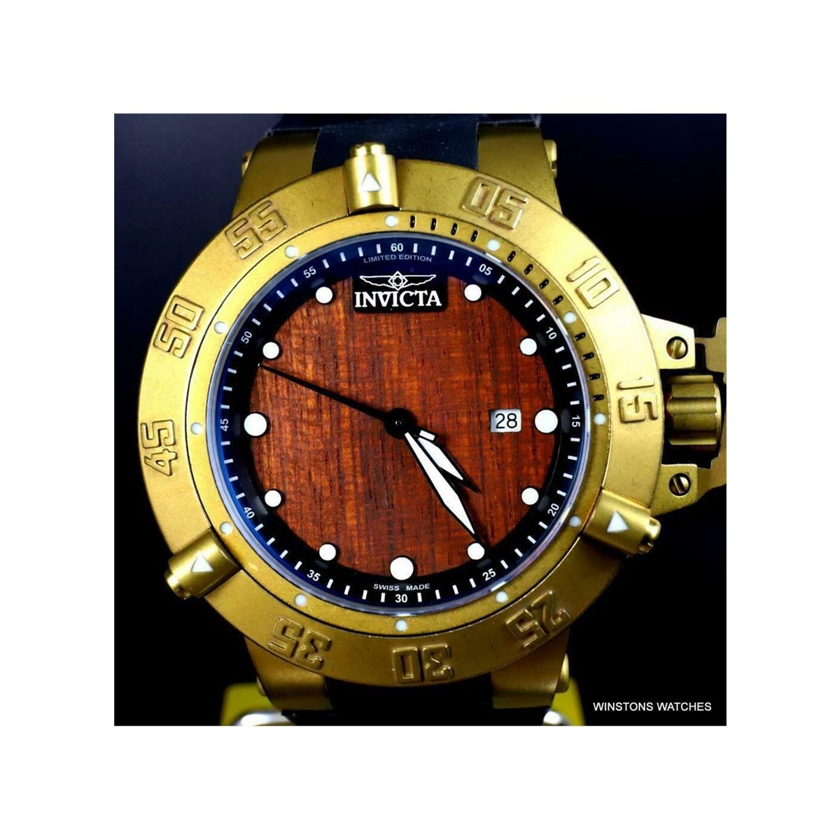 Invicta 886678312139 Subaqua Noma Iii Swiss Made Wood Distressed Alt n Erkek Kol Saati Fiyatlar ve Modelleri