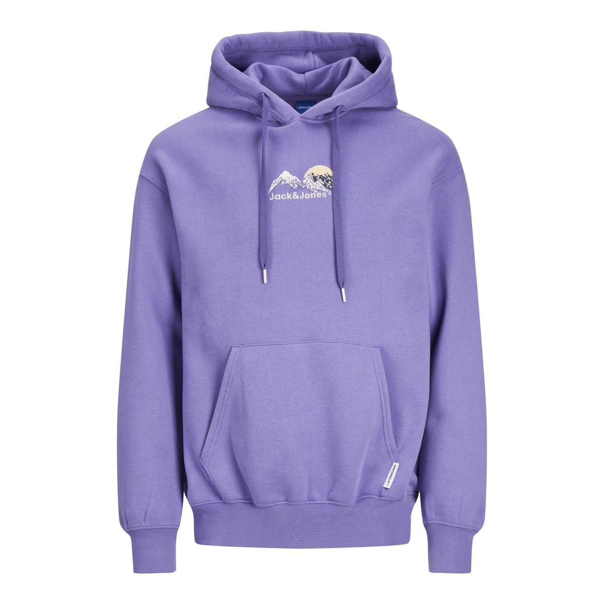 Jack & Jones Jorsilverlake Sweat Hood Koyu Lila Erkek Sweatshirt