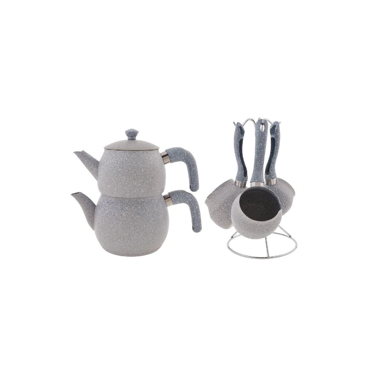 Karaca Urban Midi Metal Teapot Set - Trendyol