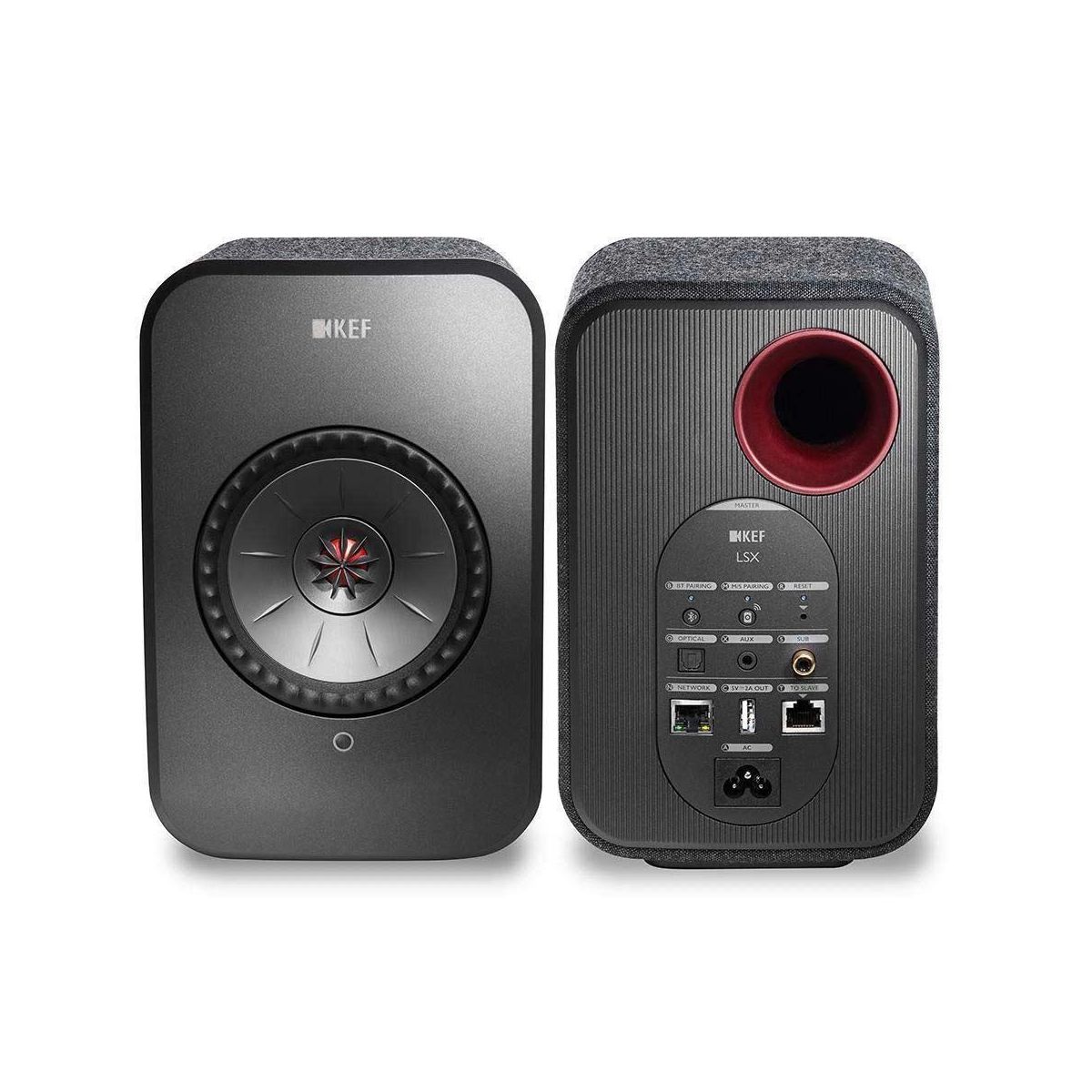 KEF LSX ブラック kef-lsx-siyah-bluetooth-hifi-