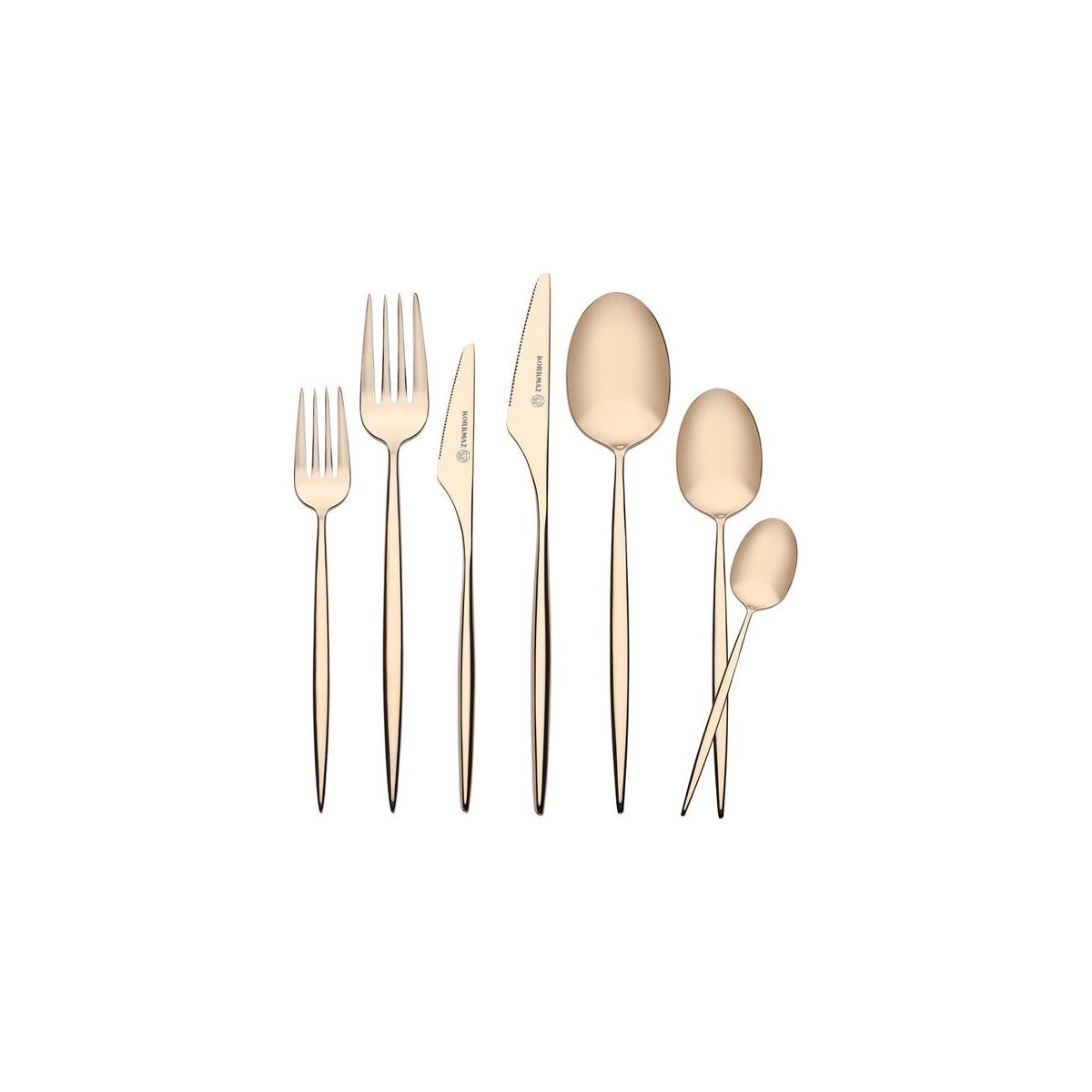 Korkmaz Casablanca Gold 84 Parça Çatal Kaşık Bıçak Seti Fiyatları