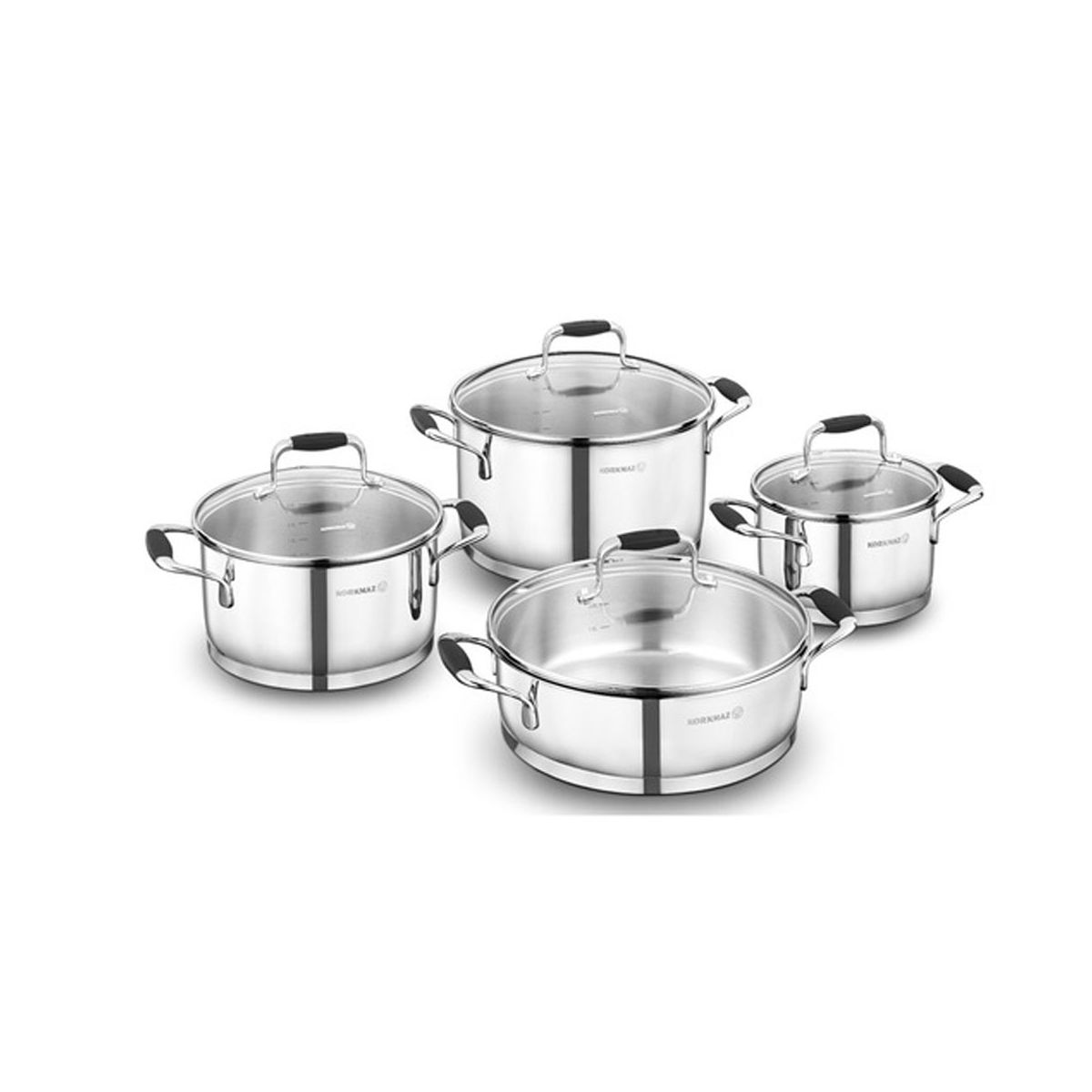 Korkmaz Flora 8 Parça Çelik Tencere Seti Fiyatları