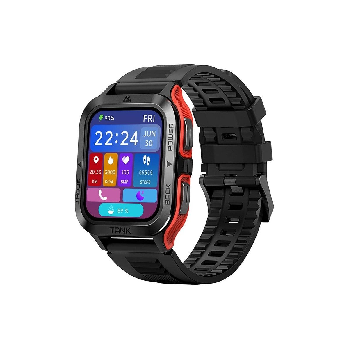 Kospet M2 Watch Kospet Tank M2 Watch Kırmızı Akıllı Saat Fiyatları