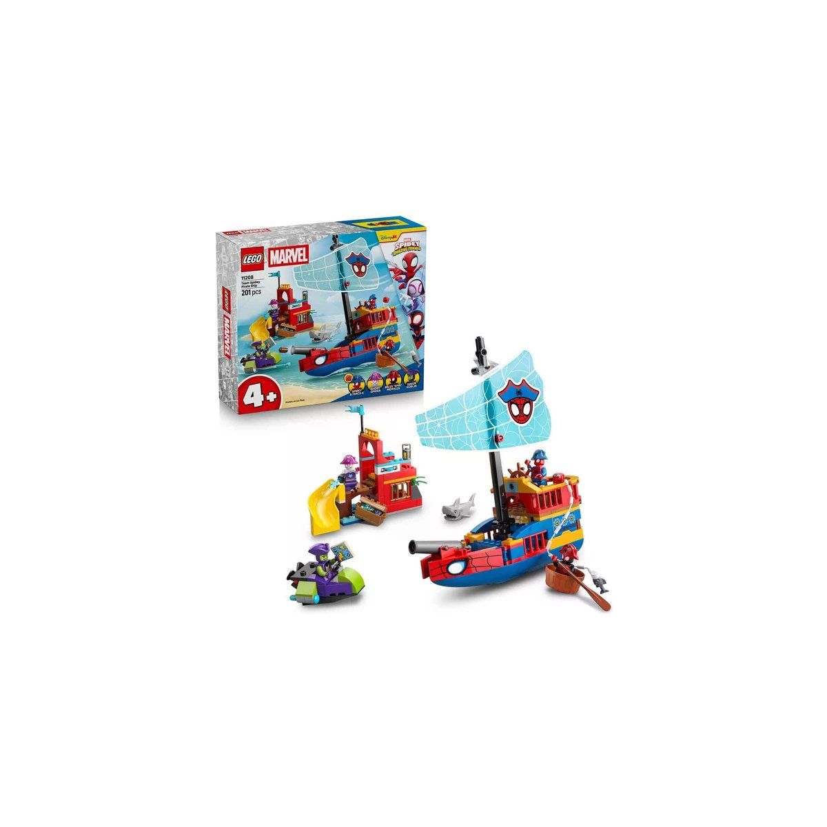 Lego 11208 Marvel Spidey ve İnanılmaz Arkadaşları Spidey Takımı