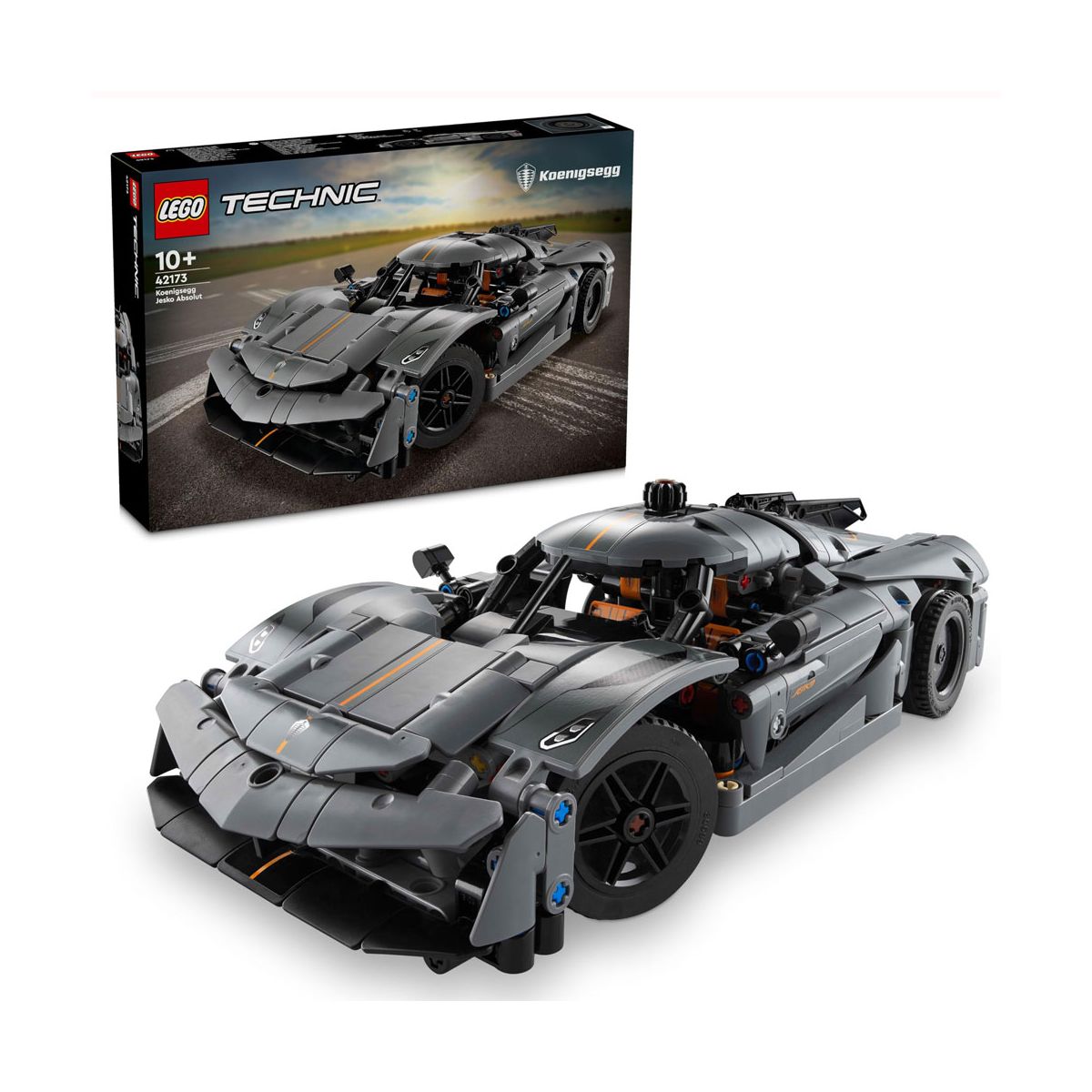 Lego 42173 801 Parça Technic Koenigsegg Jesko Absolut Gri Hiper