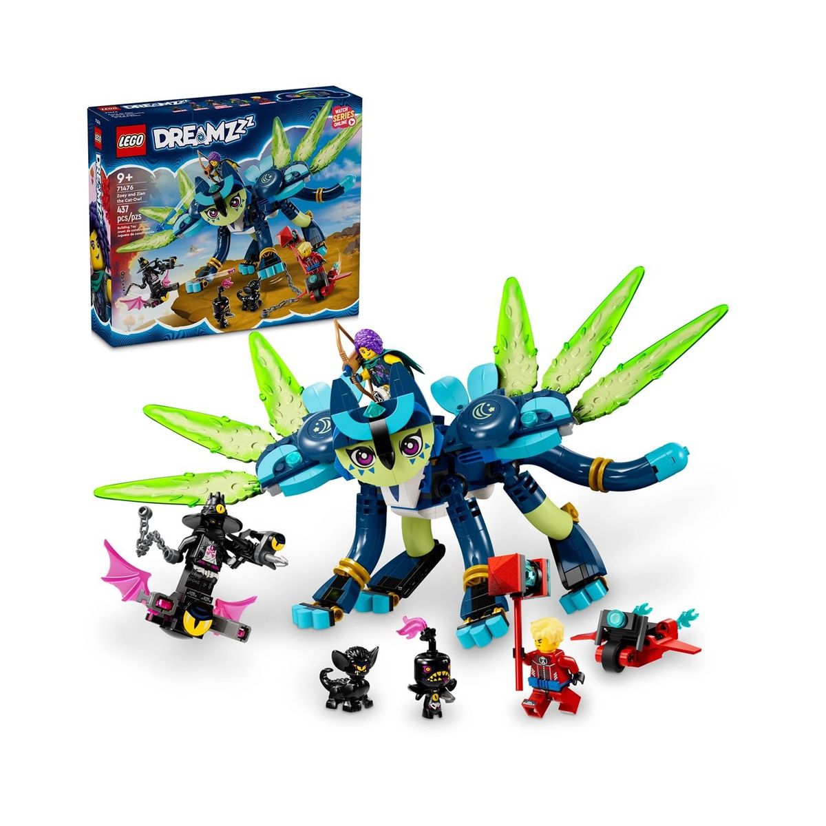 Lego 71476 Dreamzzz Zoey ve Kedi-Baykuş Zian 437 Parça Oyuncak