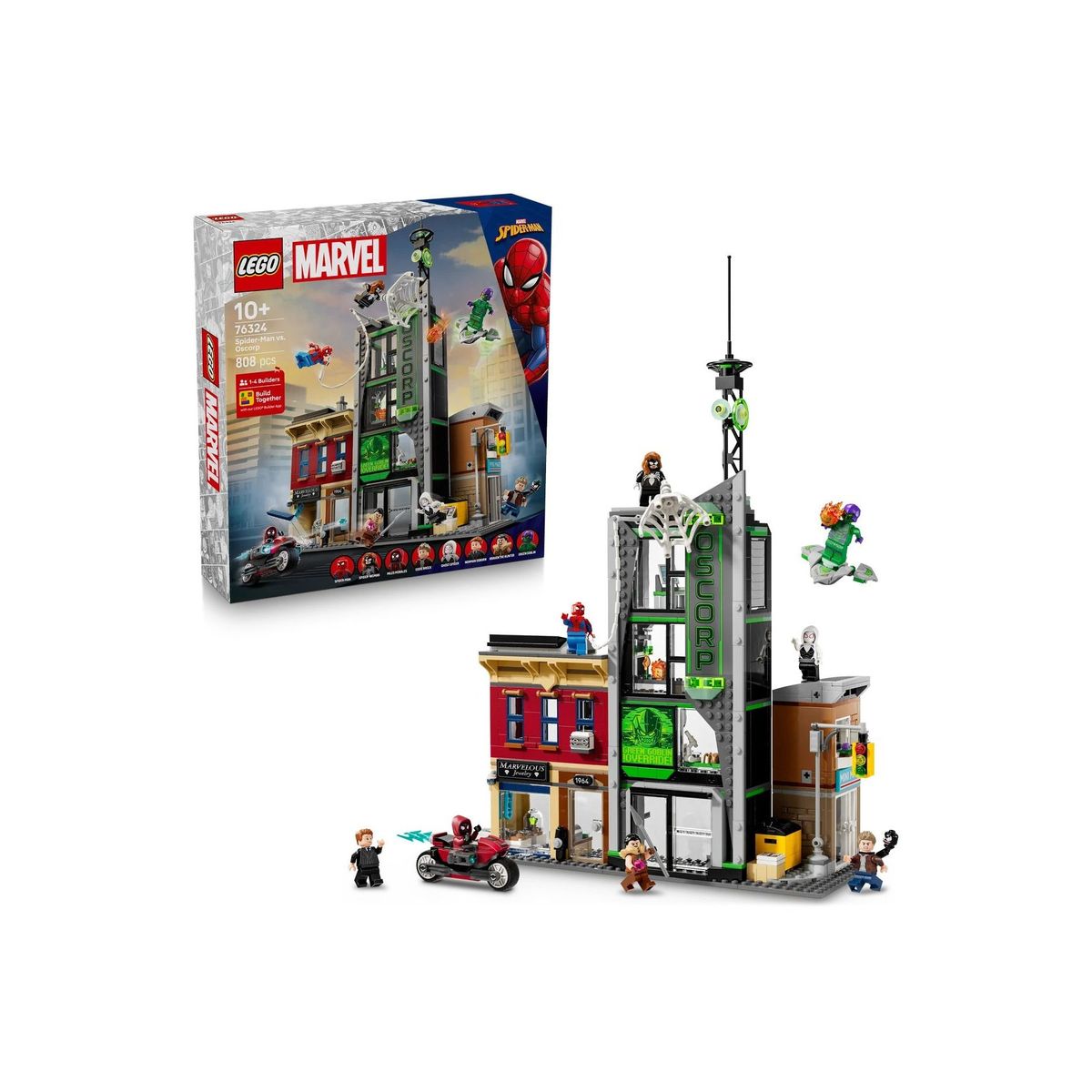 Lego 76324 808 Parça Marvel Örümcek Adam Oscorp'a Karşı Fiyatları ve ...