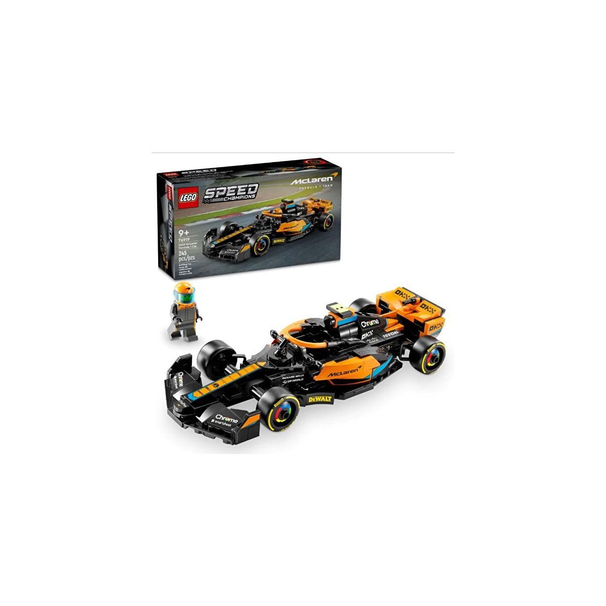 Lego 76919 Speed Champions 245 Parça 2023 McLaren Formula 1 Yarış