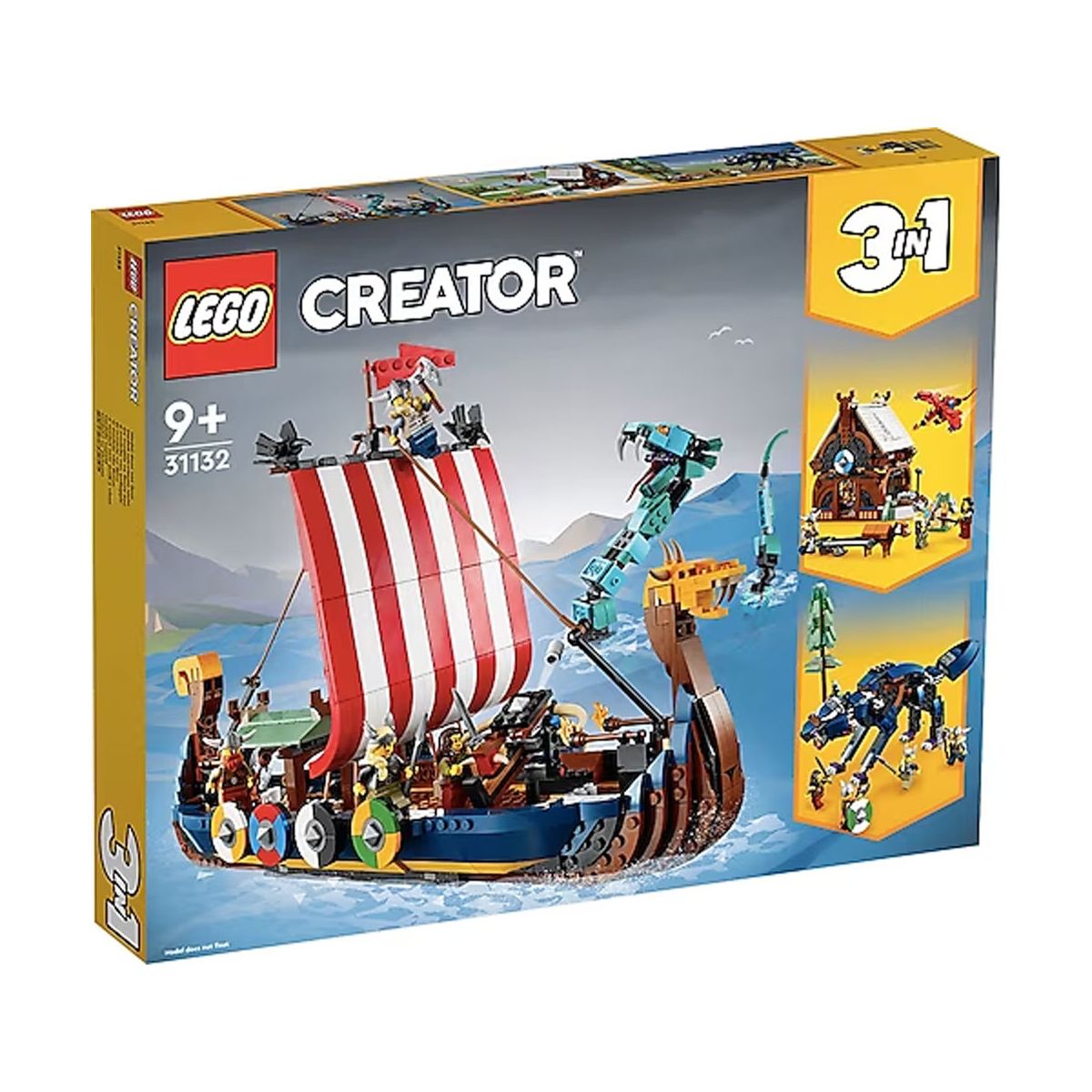 Lego Creator 31132 3ü1 arada Viking Gemisi ve Midgard Yılanı Fiyatları