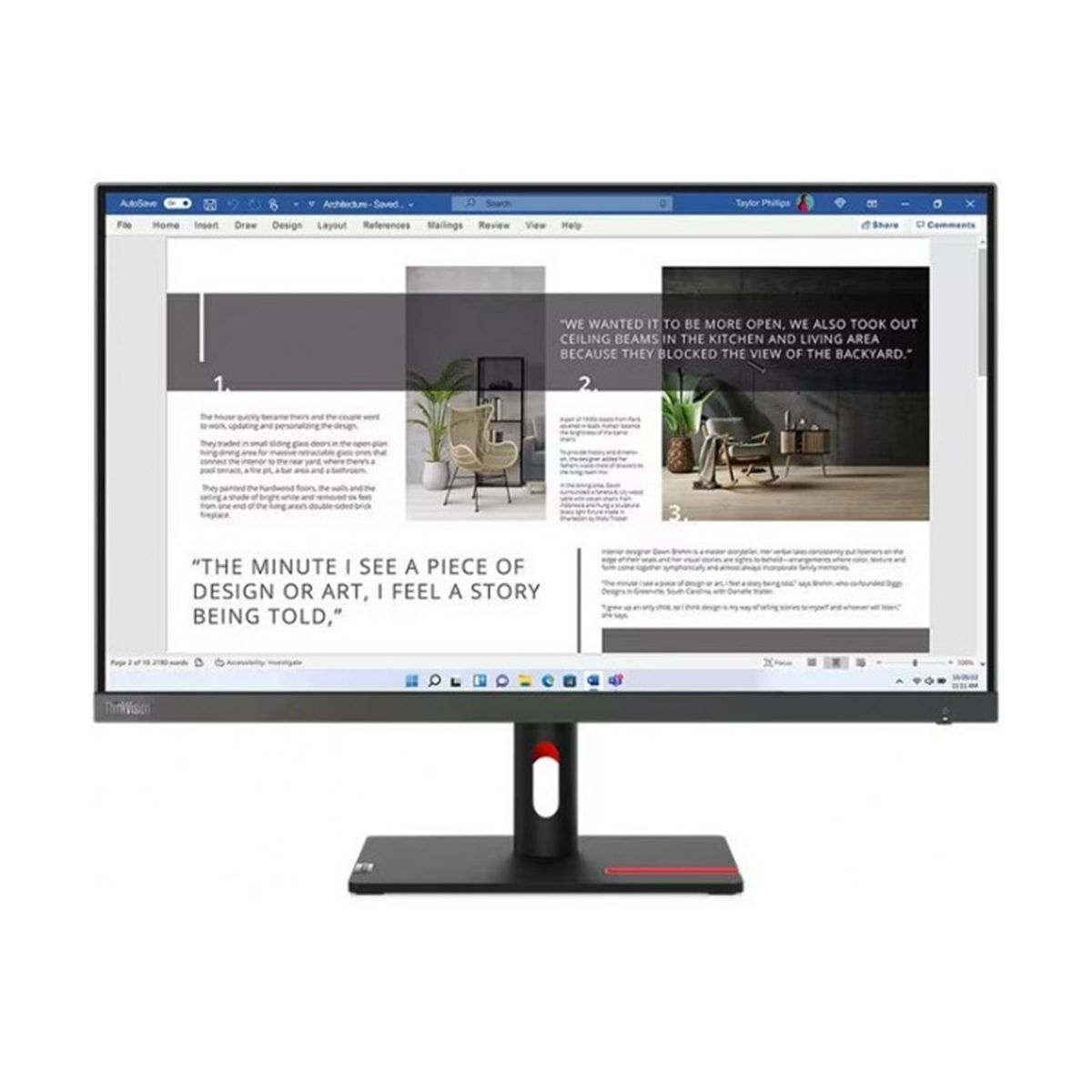 Lenovo ThinkVision S27i-30 63DFKAT4TK 27 inç 100Hz 4ms Monitör
