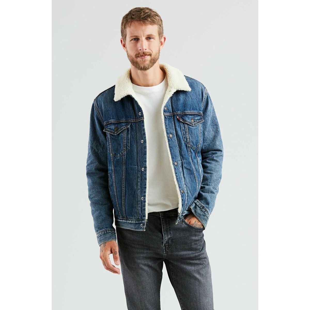 Levis Sherpa Brown Jacket