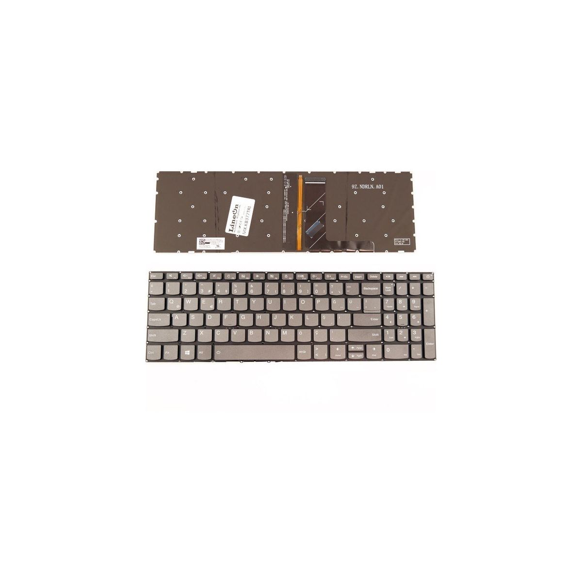 LineOn Lenovo 82C5 LCM16H6 Işıklı Notebook Klavye Fiyatları ve Özellikleri