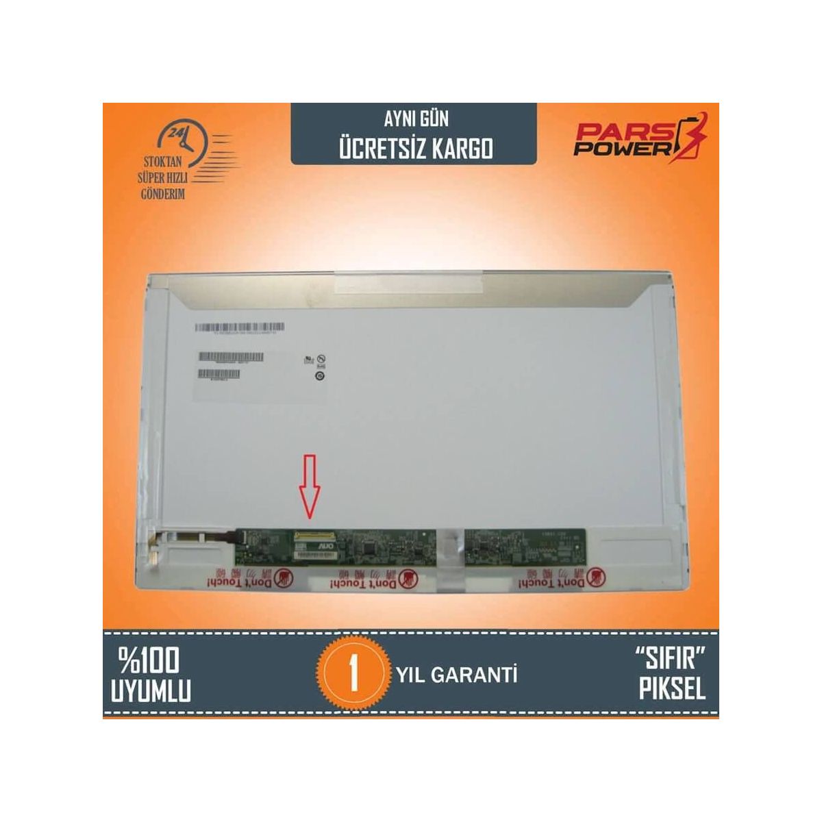 Écran LCD LP156WHU(TL)(A1) 15.6" HD Pour PC Portable - Dalle LED, 40 Broches, Neuf