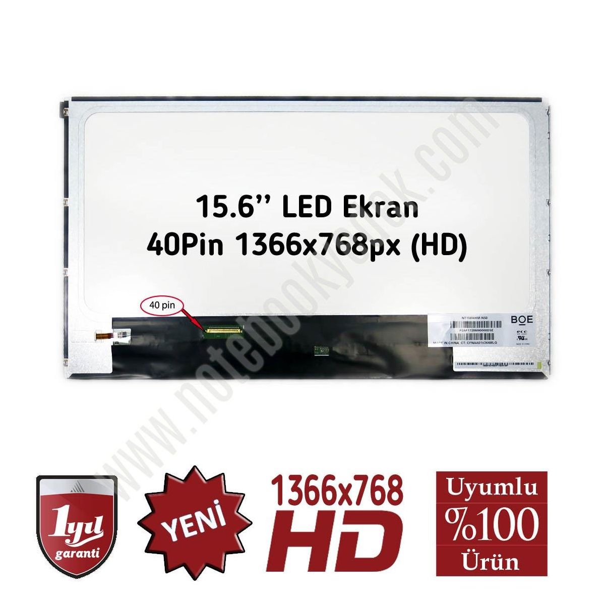 LTN156AT32-501 LCD Display Screen Schermo 15.6" LED Consegna 24h - Foto 4