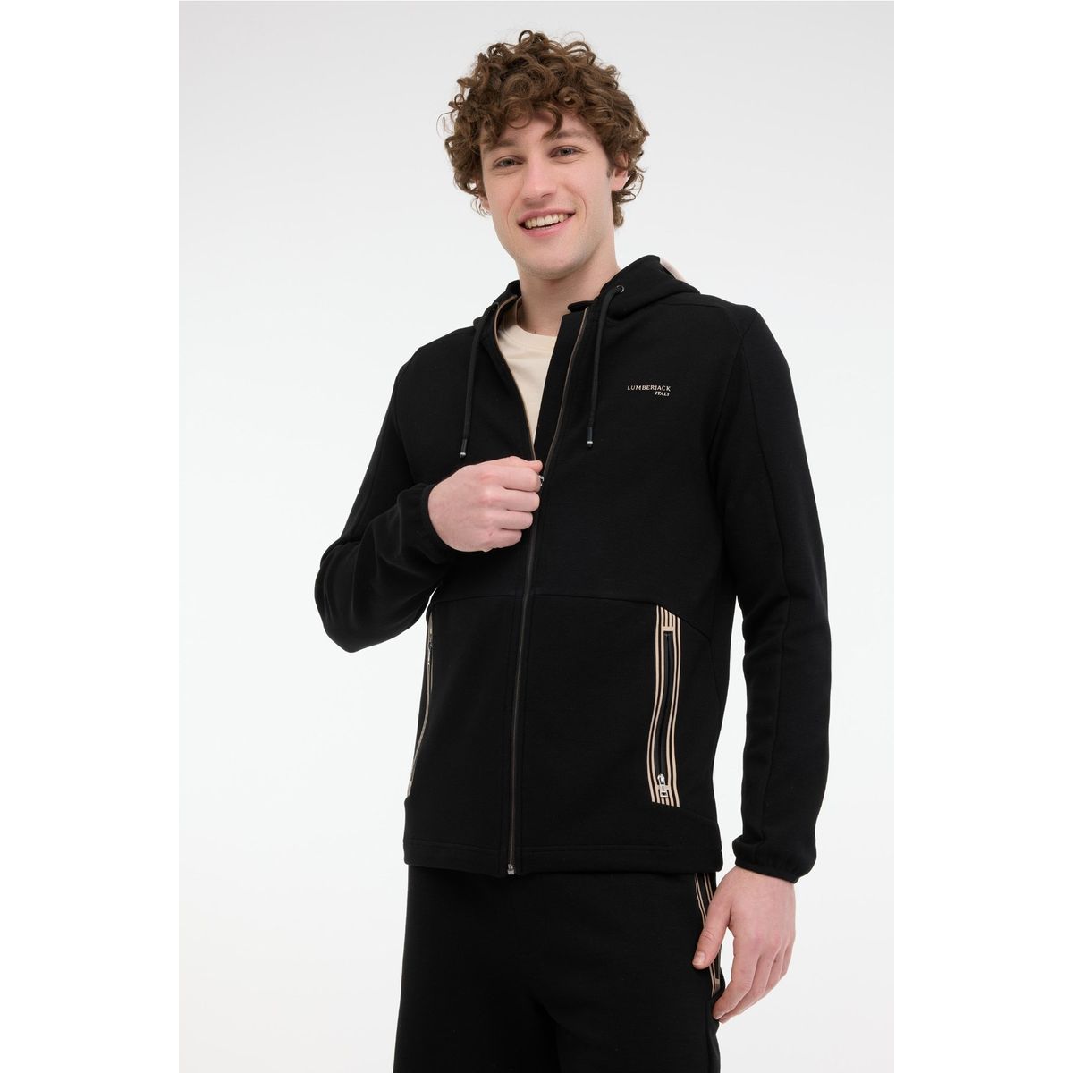 Lumberjack 18ITL604 ML MARK 5FX Siyah Erkek Eşofman Üstü Fiyatları