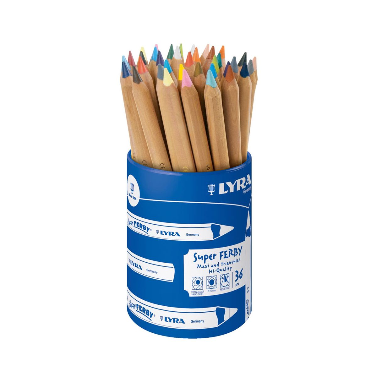 Lápices Con Mina De 4 Colores Super Ferby Lyra 2pz