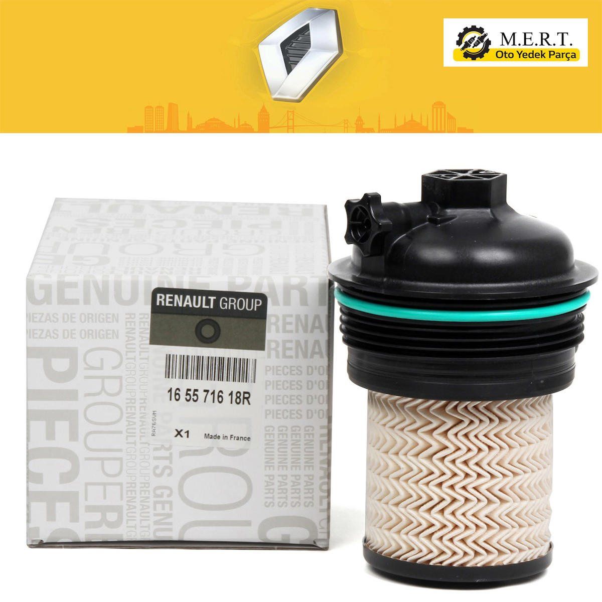 Mais 165571618R Megane IV Talısman Renault Megane Mazot Filtresi