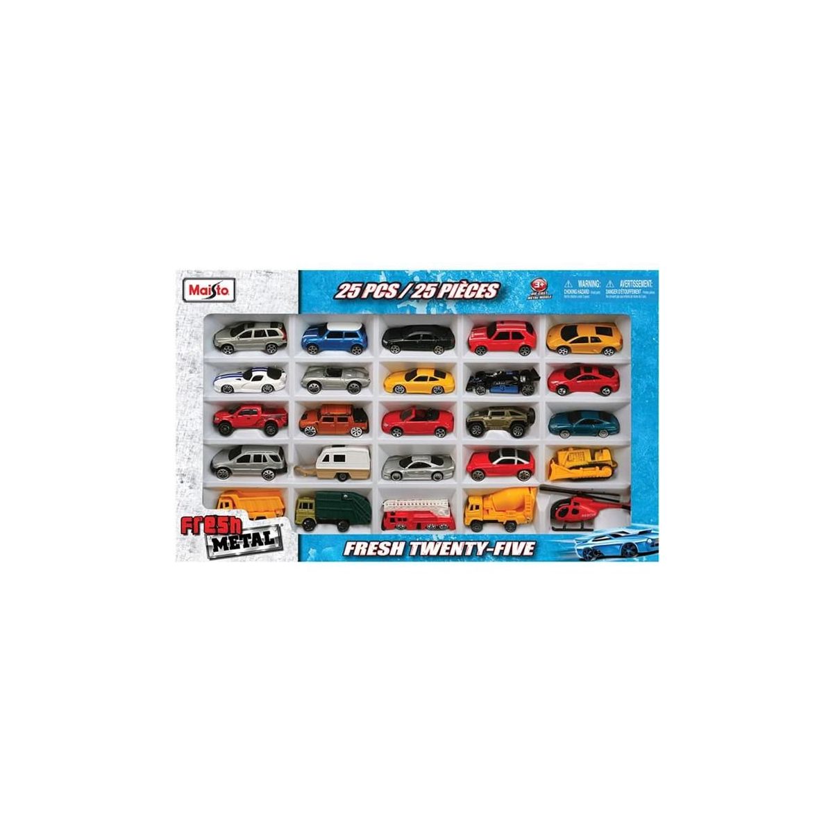 Maisto Fresh Metal 25 Pack Maisto Fresh Metal Diecast Cars Top