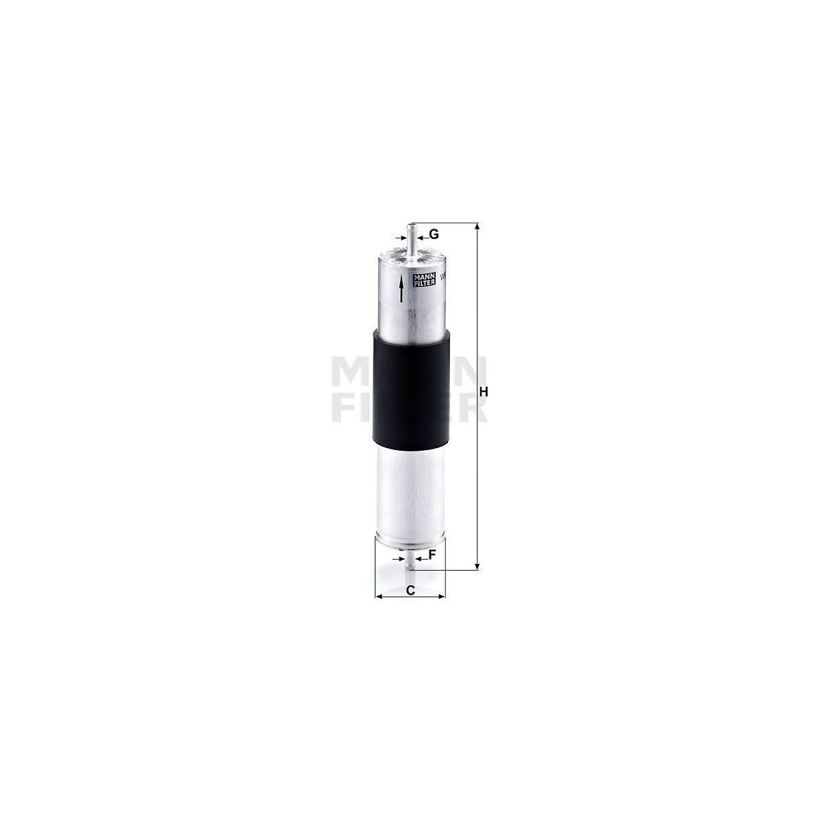MANN KRAFTSTOFFFILTER WK521/3 Passend Für BMW X5 (E53
