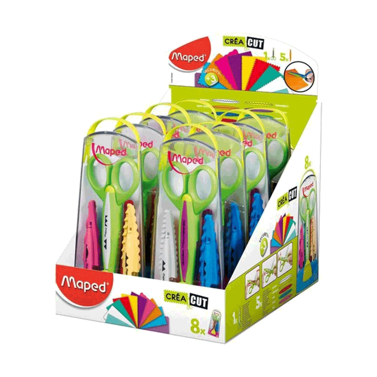 Maped 601005 Astuccio Con Forbice Creativa+ – Kit Scolastico Con Forbici A Lama 5, Pratico E Compatto - 3