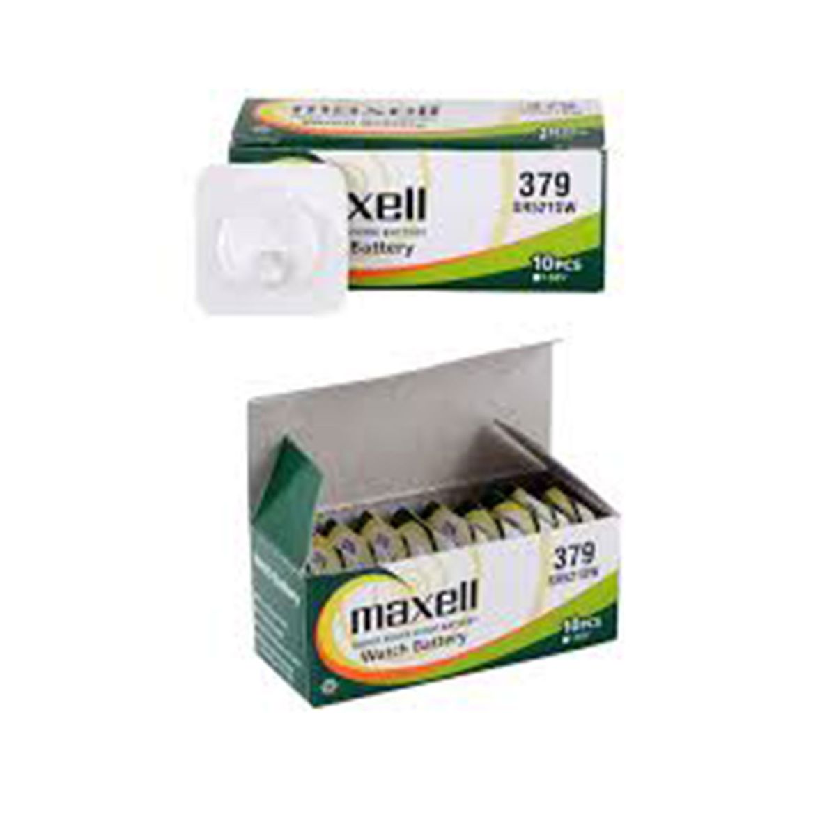 Maxell Knopfzellen 379 / SR521SW – 10er Pack, Langlebige Qualitätsbatterien Für Uhren & Kleingeräte