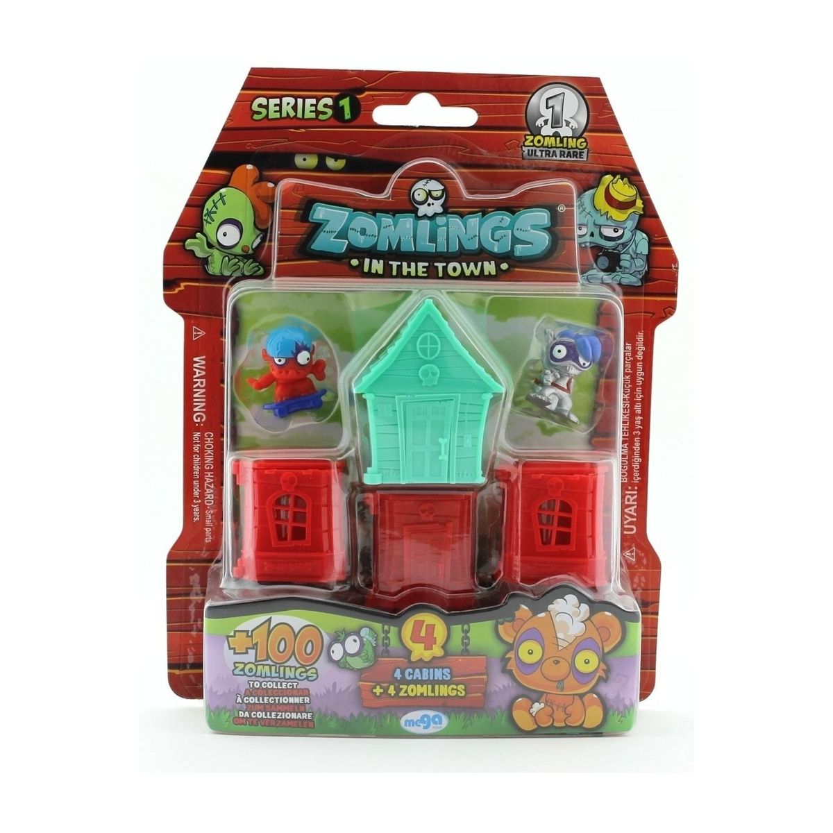 Magic Trick Hotel glow In the Dark Zomlings Box of 6