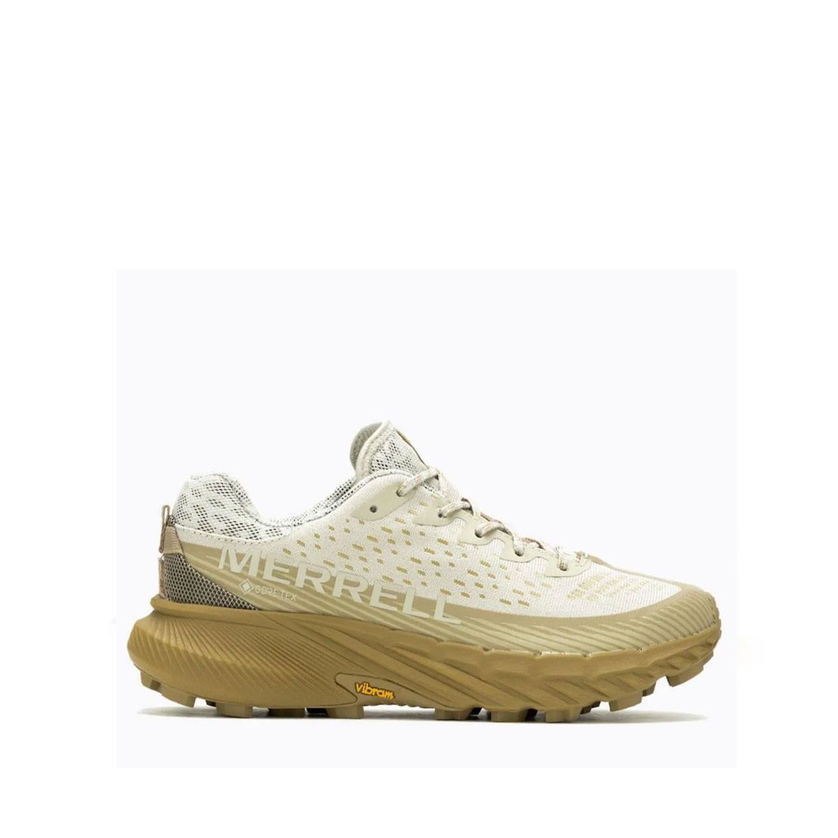 Merrell J068082 Agility Peak 5 GTX Krem Kadın Koşu Ayakkabısı