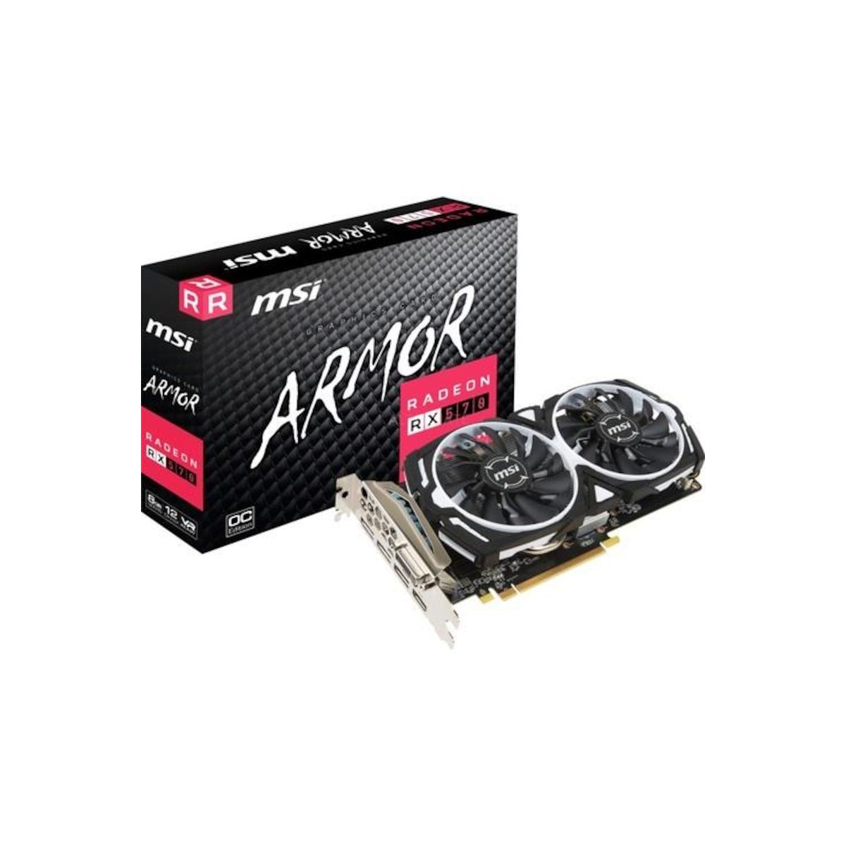 Graphics Card Msi Radeon Armor Rx 570 8gb MSI RX 570 ARMOR MK2 8G