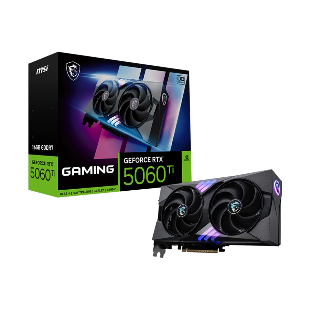 新品未開封 MSI GeForce RTX 5060 Ti 16G OC MSI GeForce RTX 5060 Ti Gaming OC 16GB GDDR7 Ekran Kartı Fiyatları