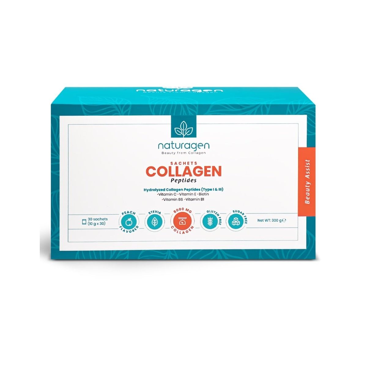 Naturagen Collagen Peptides Vitamin C Şeftali Aromalı 10 gr 30