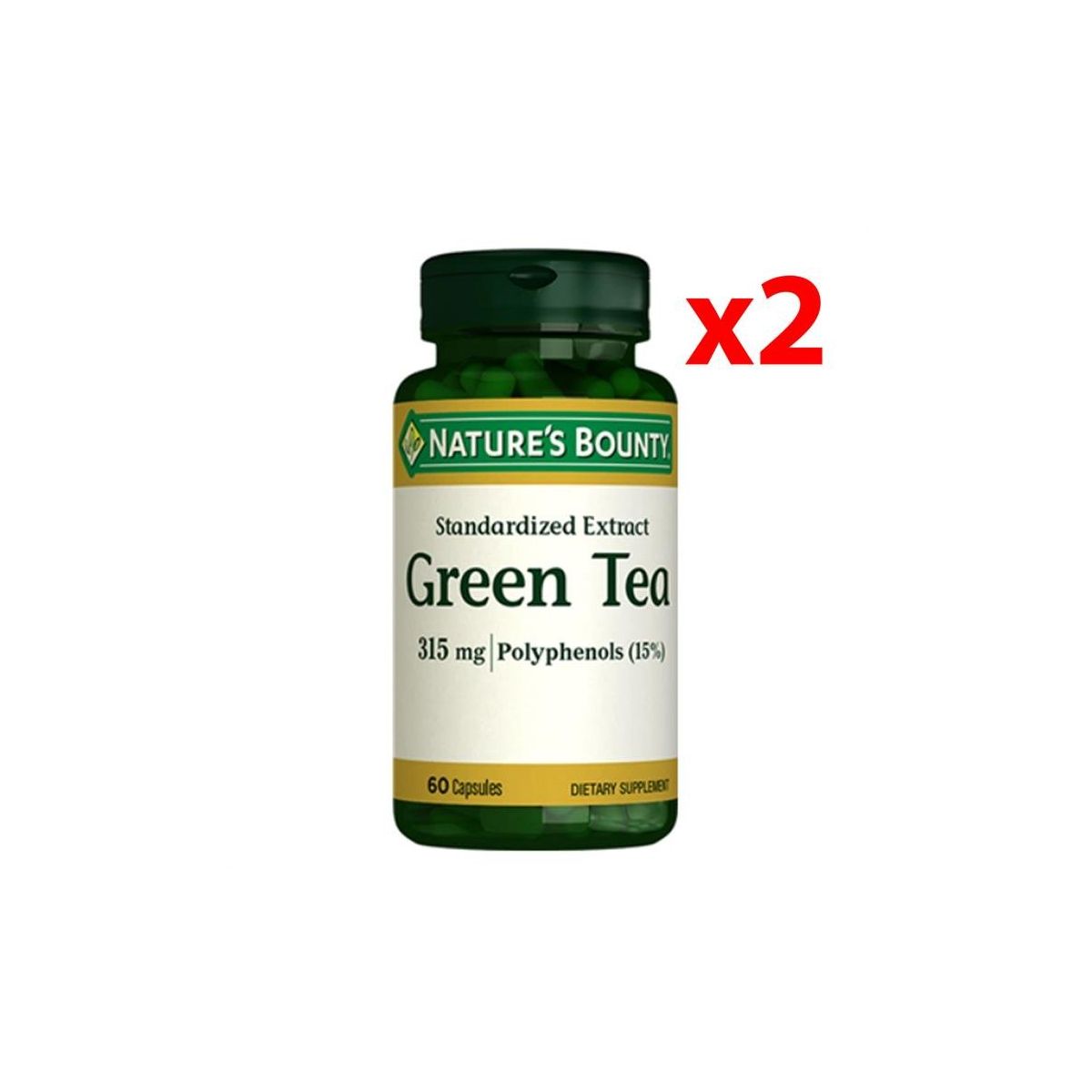 Nature's Bounty Green Tea 315 mg 2x60 Kapsül Fiyatları