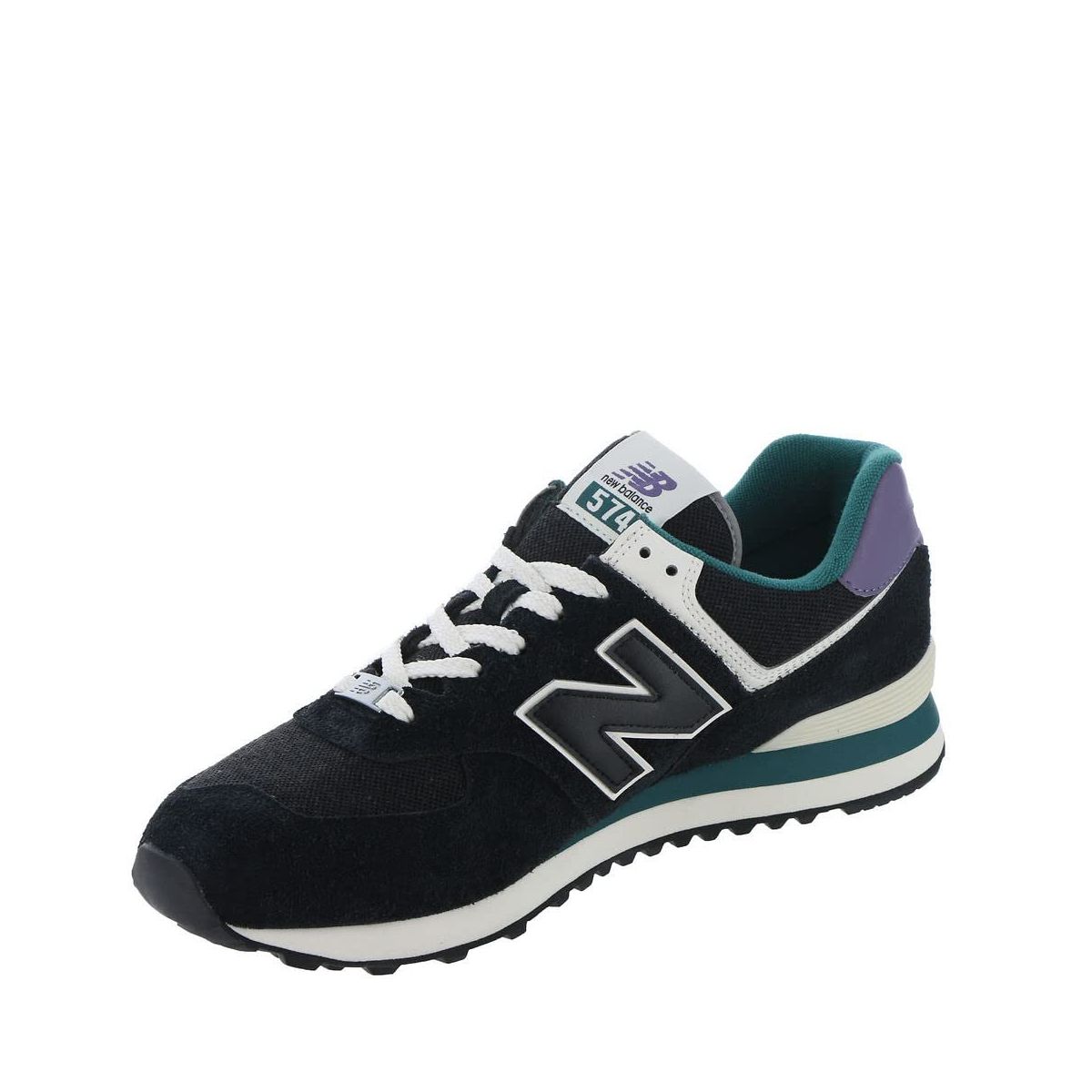 New balance 574 clearance black blue