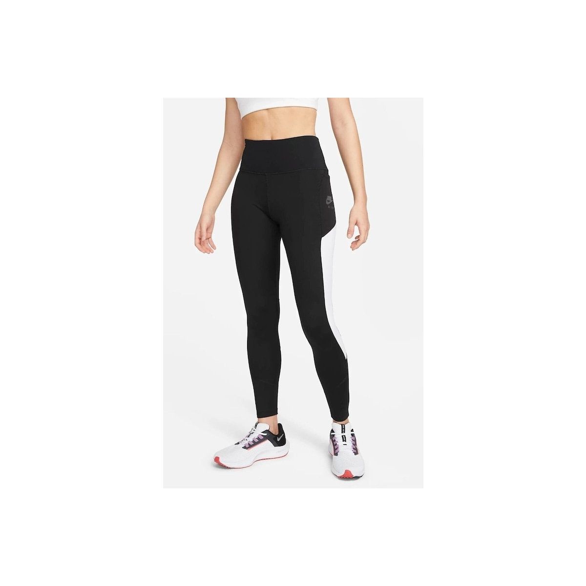 Nike Pro Mid-rise Graphic Leggings Toparlayıcı Siyah Tayt Dd
