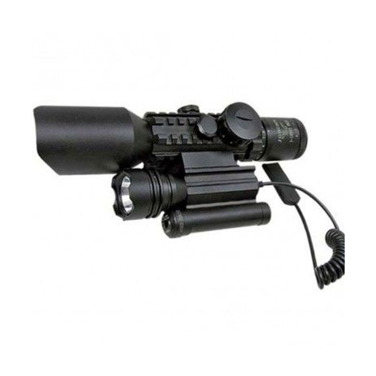 柊 Nikula 3-10x42 M9 Tüfek Lazeri Zenon Fenerli Zoomlu Av Tüfeği