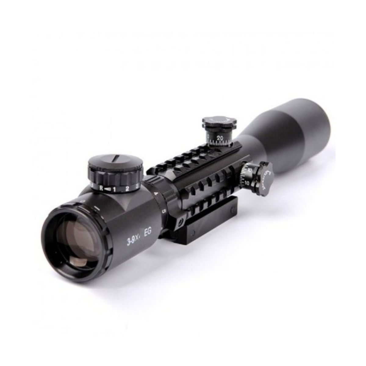 Nikula 3-9X32 Çift Işık Kaynaklı Kızaklı Zoomlu Av Tüfeği Dürbünü