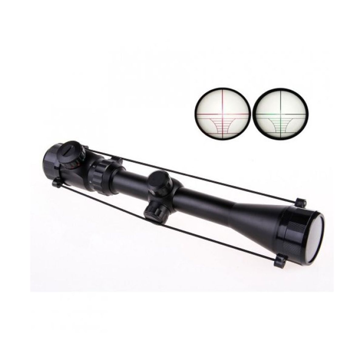 Nikula 3-9x40 Silah Montaj Kelepçeli Zoomlu Çıft Işıklı Av Tüfeği